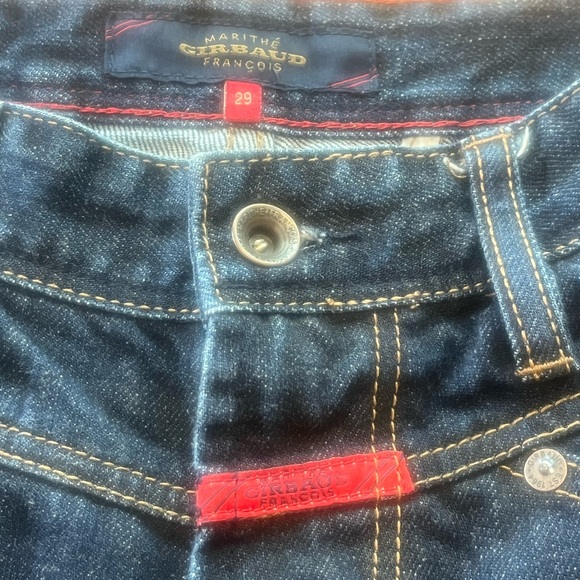 Vintage 90s Marithe Francois Girbaud Straight Leg Jeans Sz 29 Mid-Hi Rise Luxe - Picture 11 of 12